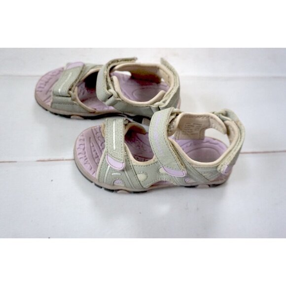 Eddie Bauer Girls Purple/Gray Strap River Sandals - Size 12 - Picture 6 of 9